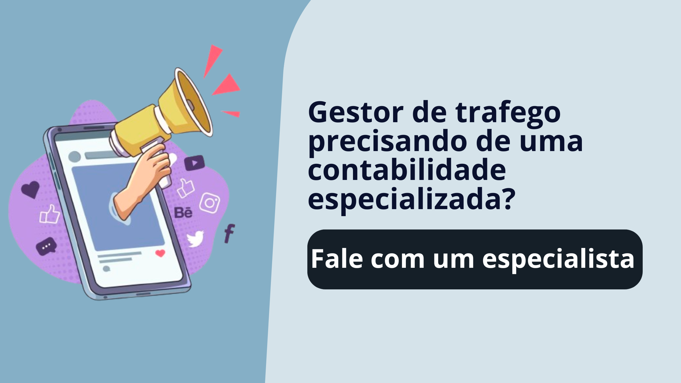 Gestor de Trafego precisando de uma contabilidade especializada